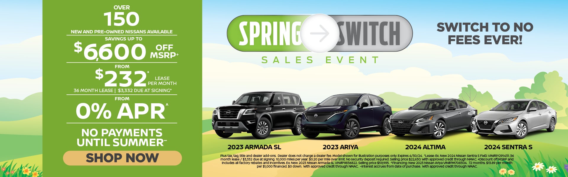 The Spring Switch Sales Event!
