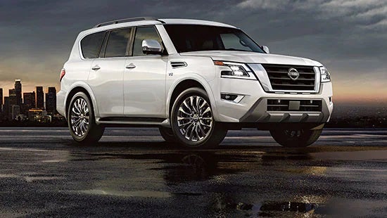 2023 Nissan Armada new 22-inch 14-spoke aluminum-alloy wheels. | Greenway Nissan of Florence in Florence AL