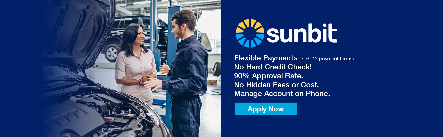 Sunbit Service and Parts Financing in Greenway Nissan of Florence