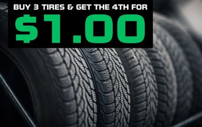Buy 3 Tires Get The 4th